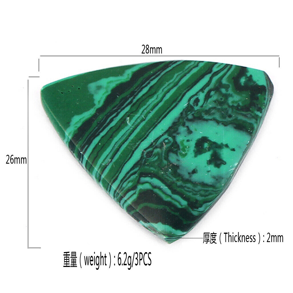Polished Acoustic Folk Guitars Picks, Pack/3pcs