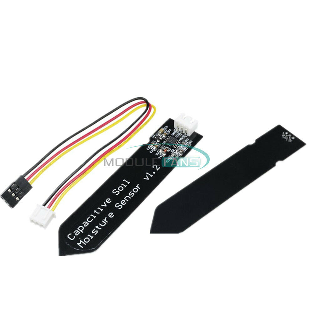 2PCS DC 3.3-5.5V Analog Capacitive Soil Moisture Sensor V1.2 Corrosion Resistant