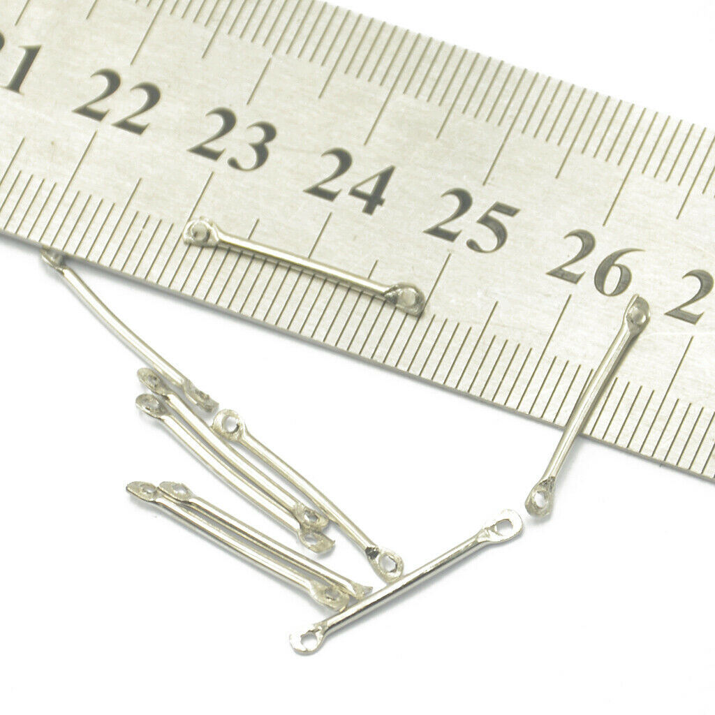 200 Pieces Wholesale Straight Bar Connectors Jewelry Findings Accessories