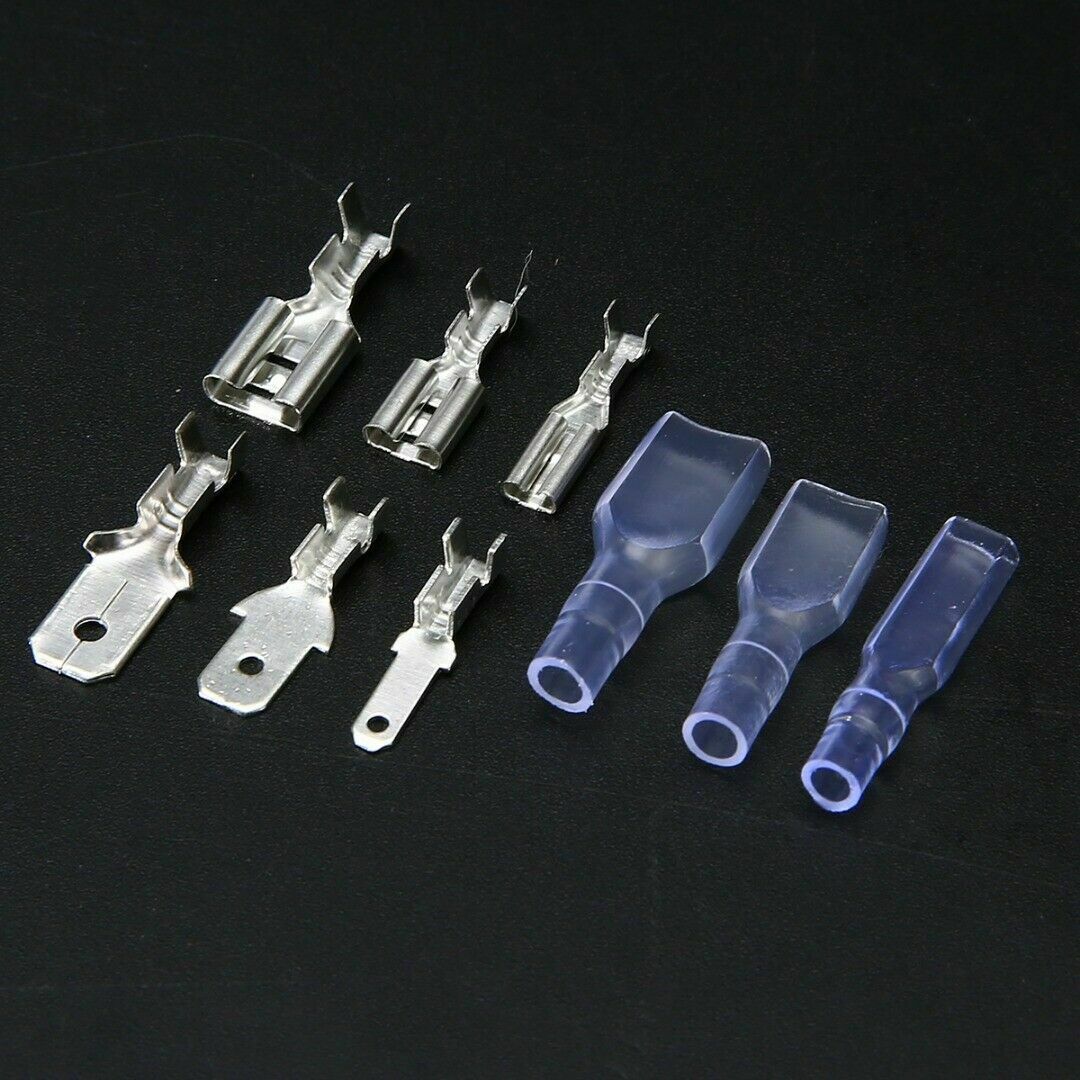 270pcs 2.8mm 4.8mm 6.3mm Male+Female Spade Crimp Terminal Connector Kit Auto Car