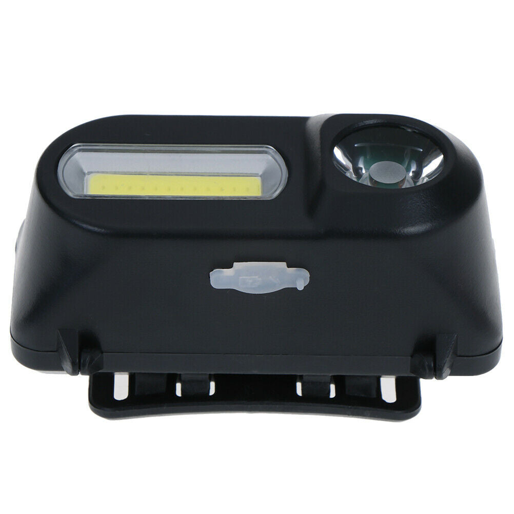 Mini COB LED headlight headlamp flashlight USB rechargeable torch night ligh Pb