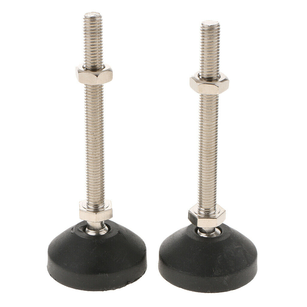 8pcs Pack Furniture Leg Levelers Leveling Feet Height Adjustable, 50mm Base