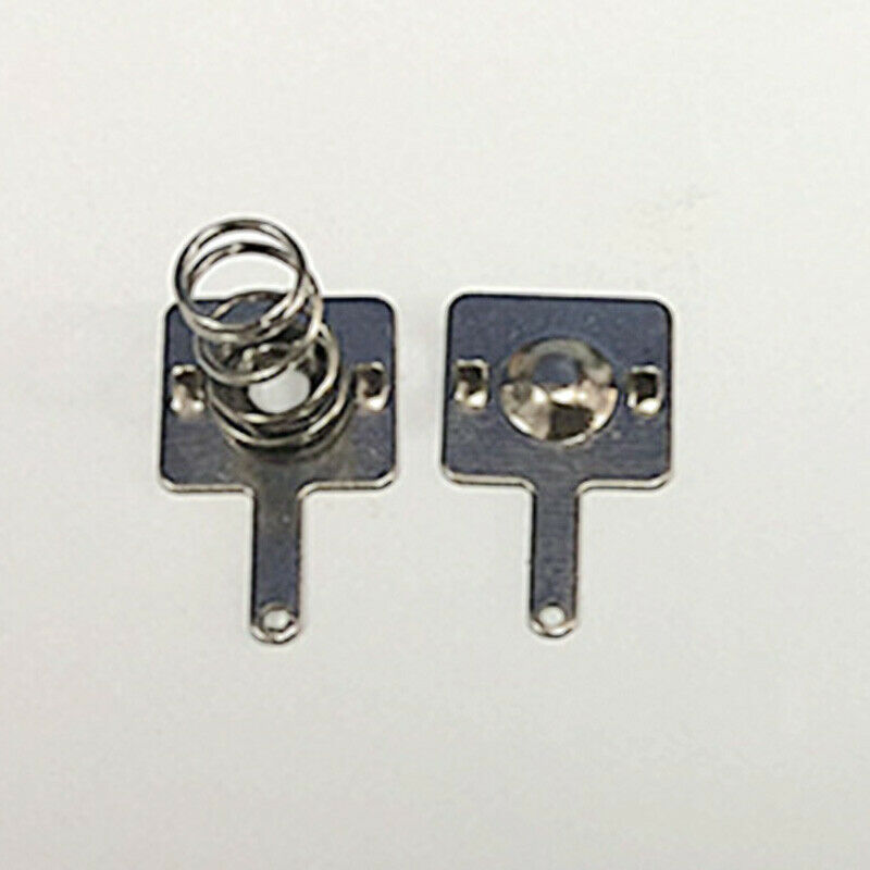 100 Pairs AAA Battery Button Battery Positive Negative Spring Contact Plate Part