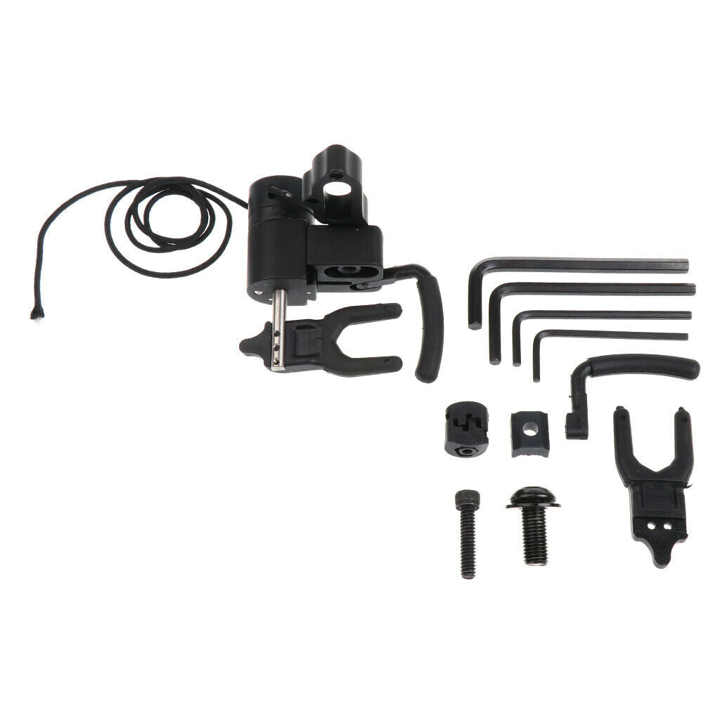 Aluminum Alloy Hunting Archery Compound Bow Fall Drop Away Arrow Rest Black