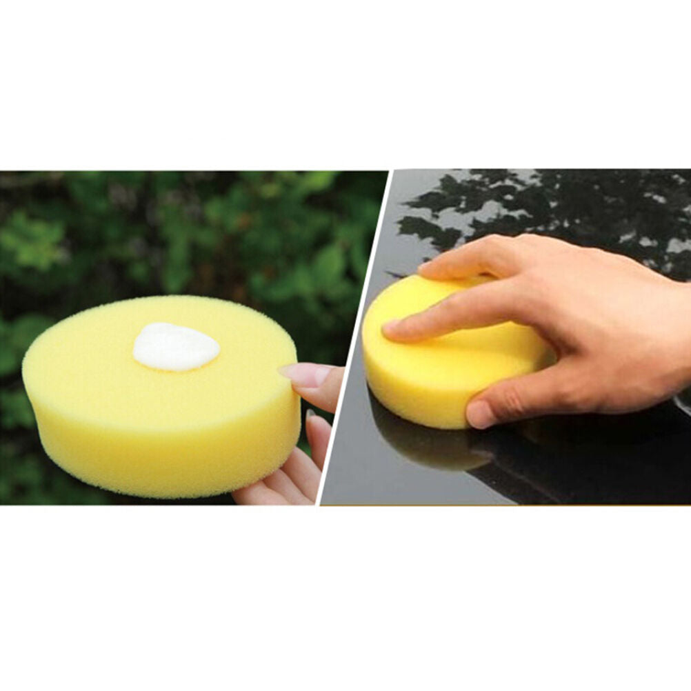 12Pcs Polish Wax Round Foam Sponges Applicator Pads For Clean Car Glass M.l8
