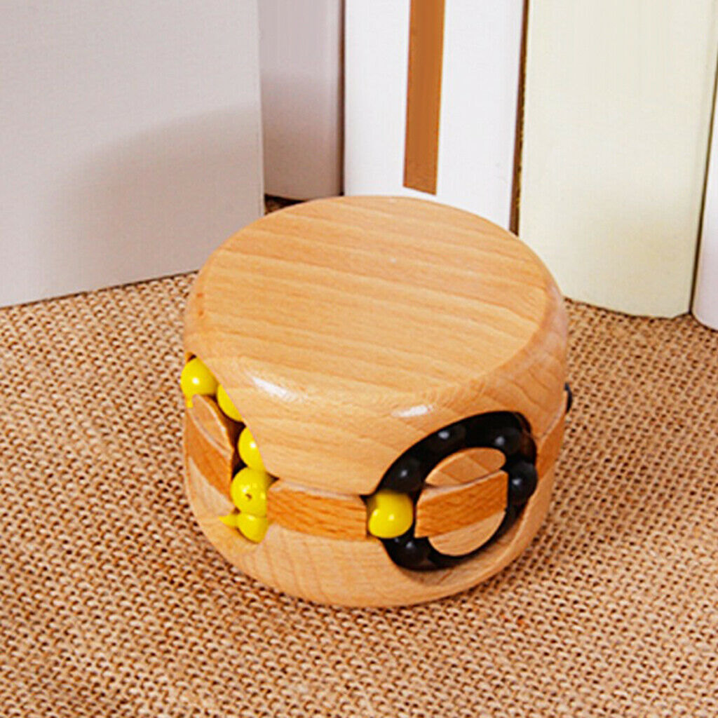 Wooden Magic Bead   Kong Ming Lock Stress Relief Educational Toys Age 3+
