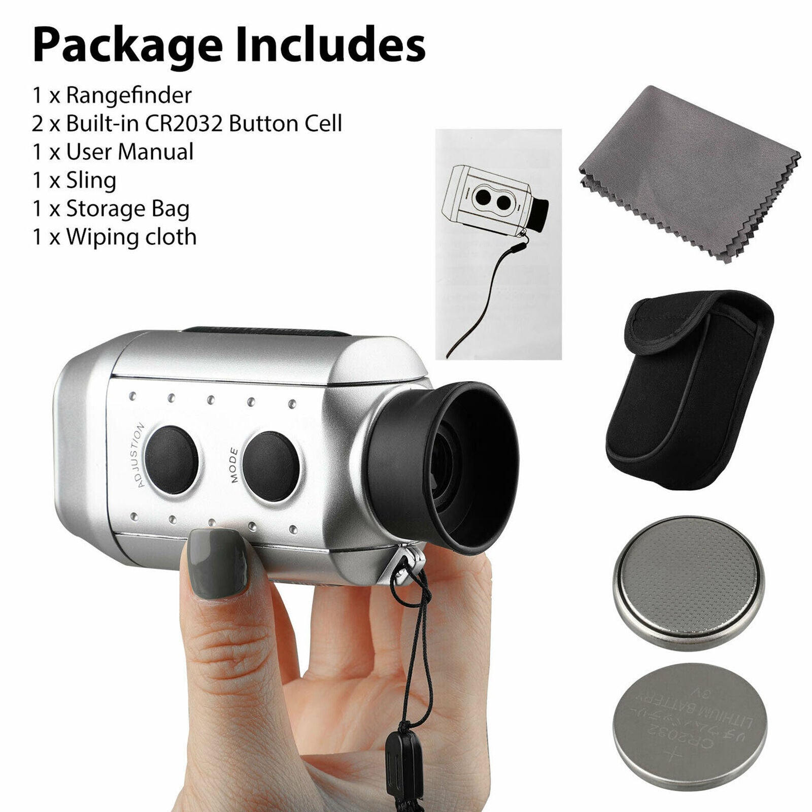 Digital infrared range finder telescope golf range finder