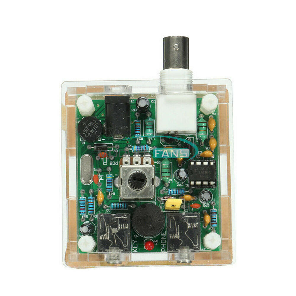 DC9-13.8V S-PIXIE CW QRP Shortwave Radio Transceiver 7.023Mhz DIY Assembled Case