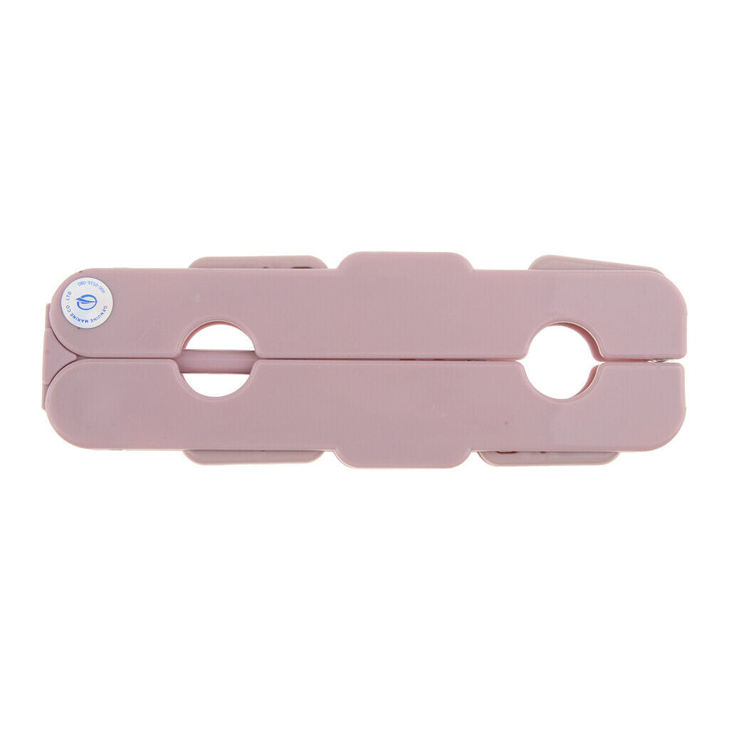Travel Portable Folding Hangers ABS Plastic Foldable Hangers Pink