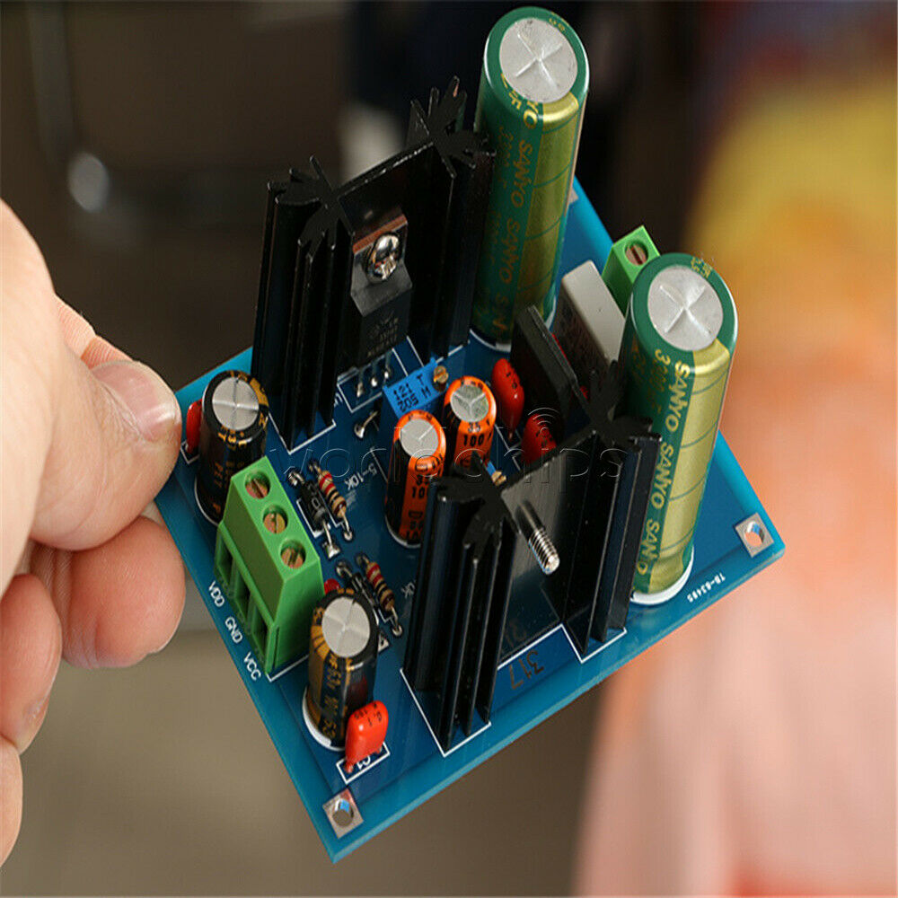 LM317 LM337 Voltage Regulator Adjustable Filtering Power Supply AC/DC ±1.25-37V