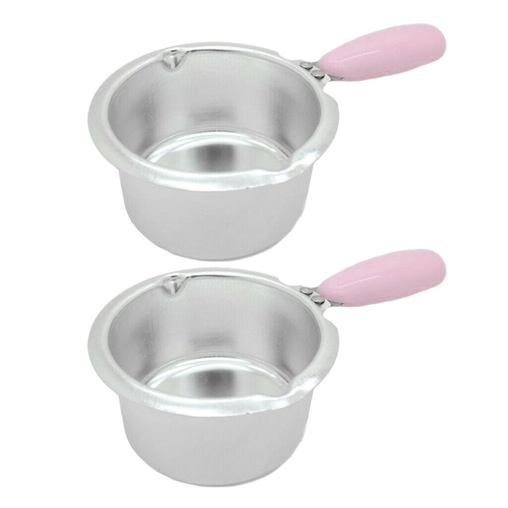 2pcs Sturdy Alloy Non-stick Chocolate Melting Pot Electric Melting Boiler