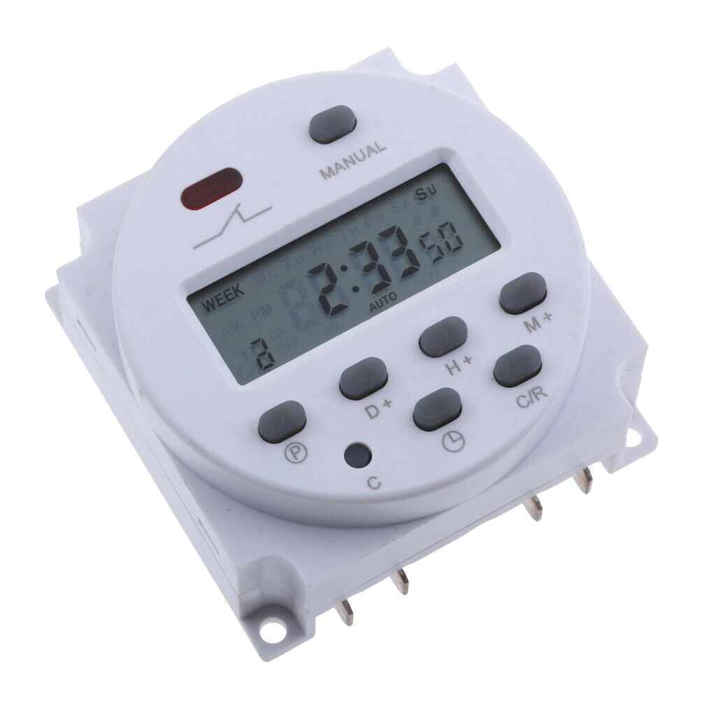 220V Digital LCD Power Programmable Timer Time Switch Relay 16A Quality