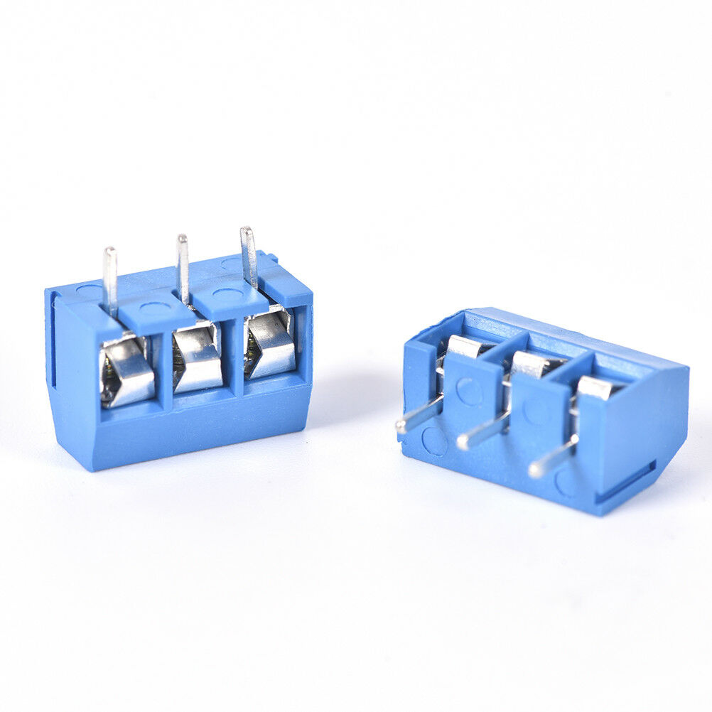 10PCS KF301-3P 5.08mm 3 Pin Connect Terminal Screw Terminal Connector B Lt