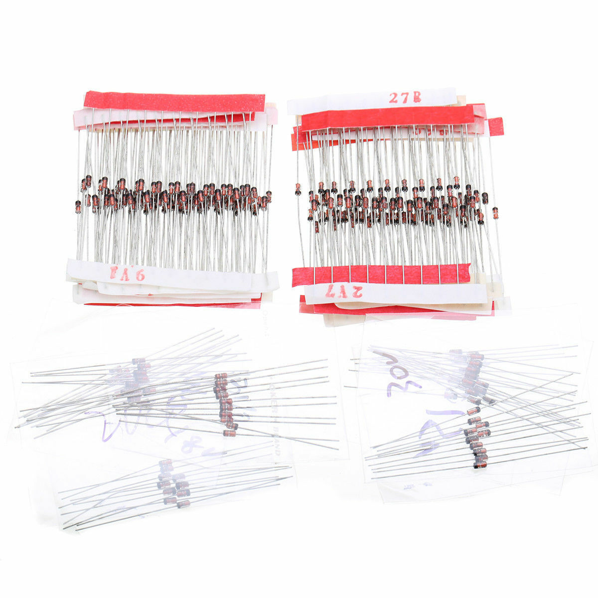 300pcs 30 Values (2V~39V) 1/2W 0.5W Zener Diodes Assorted Kit Assortment Set