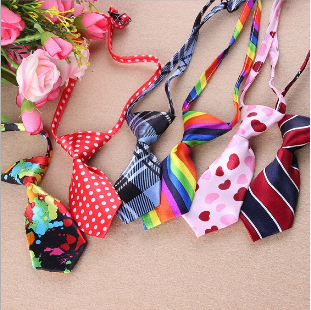 lowest price 6 pcs a set! pet dog Adjustable Grooming Necktie Bow Tie