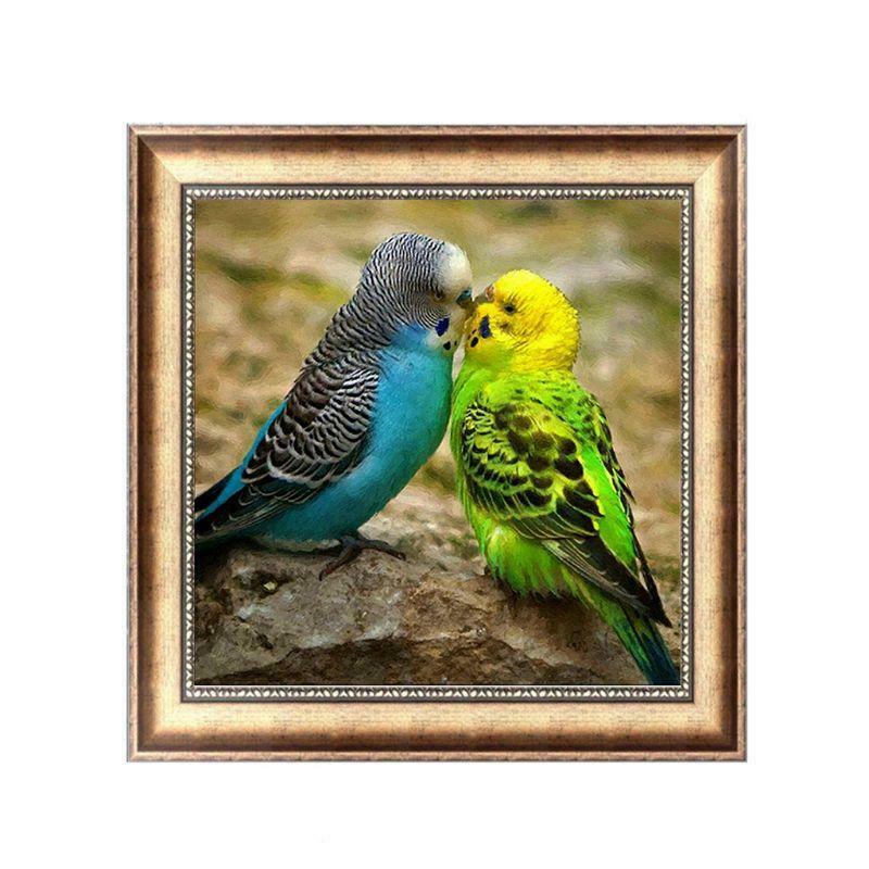 Birds 5D DIY Diamond Painting Embroidery Rhinestones Cross Stitch Kit Home Decor