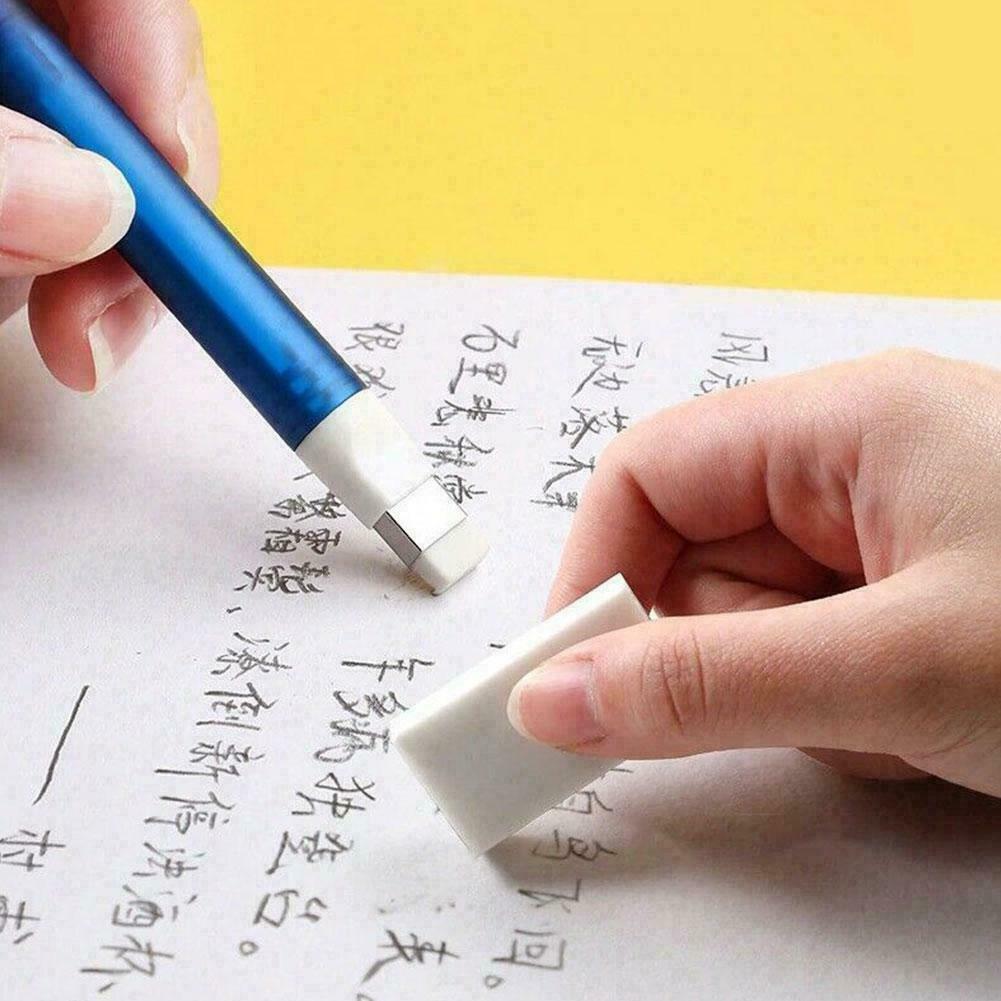 Correction Supplies Pencil Rubber Retractable Press Eraser See Videoâœ¨ NEW