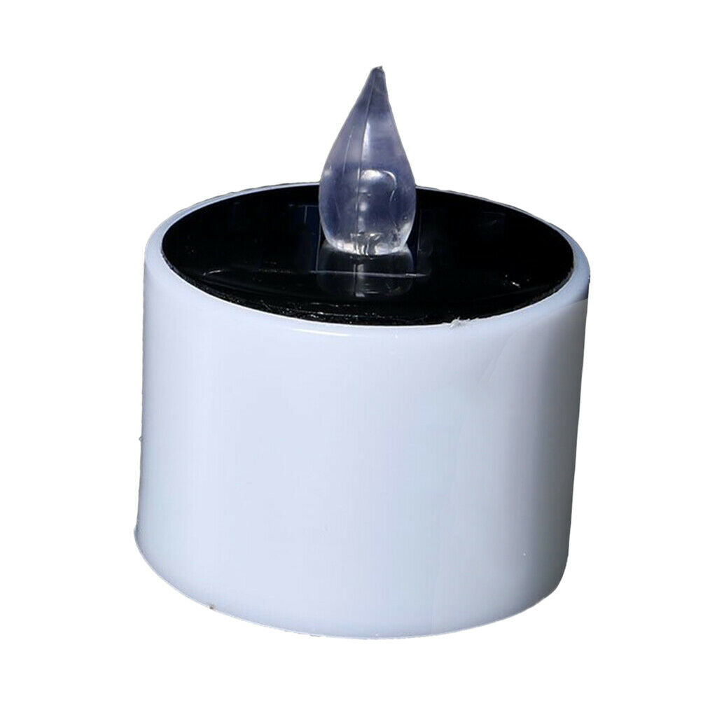 4x Solar Flameless LED Candle Tea Light for Wedding Memorial Bar Home Decor