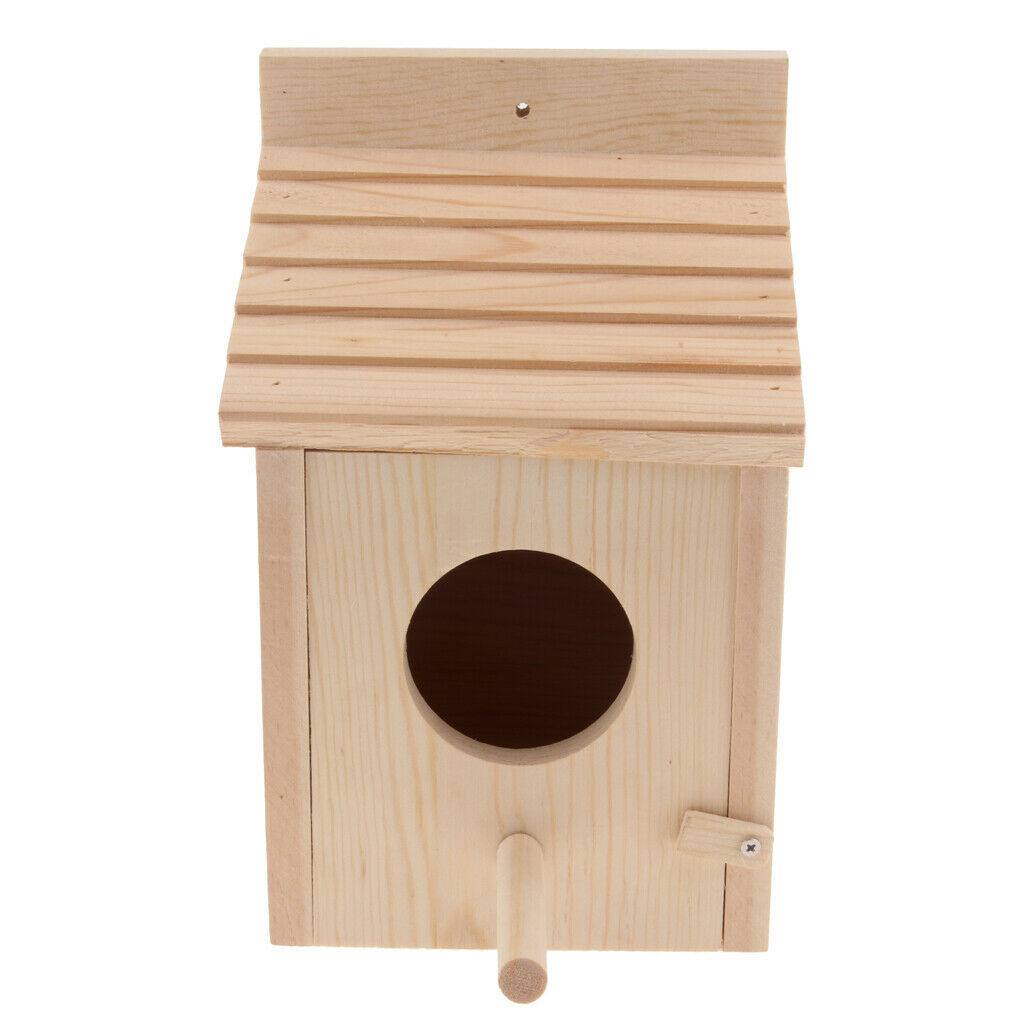 Traditional Novelty Hanging Bird Nesting Box House Garden Decoration