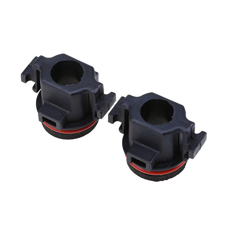 2x Black HID H7 LED Headlight Bulb Holder Adapter Retainer ABS For BMW  5 Series