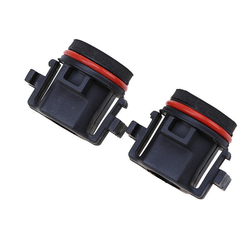 2x Black HID H7 LED Headlight Bulb Holder Adapter Retainer ABS For BMW  5 Series