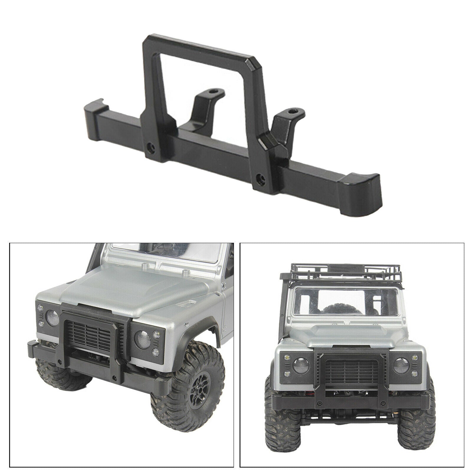 RC Front Bumper Replace Parts Accessory for MN D90 D91 D96 MN99 MN99S Black