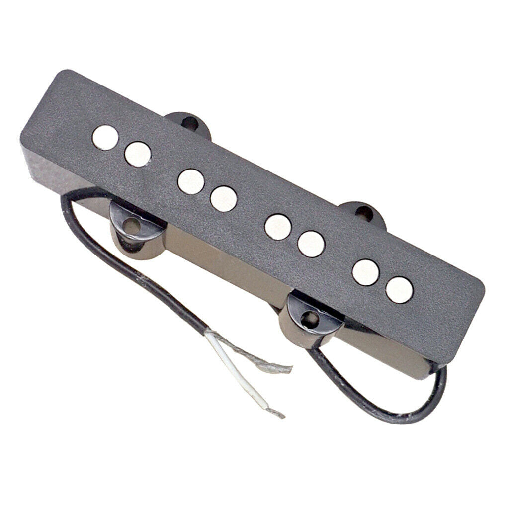 Lovoski 2 Pieces Black Open  Pickup for 4 Strings Jazz Bass