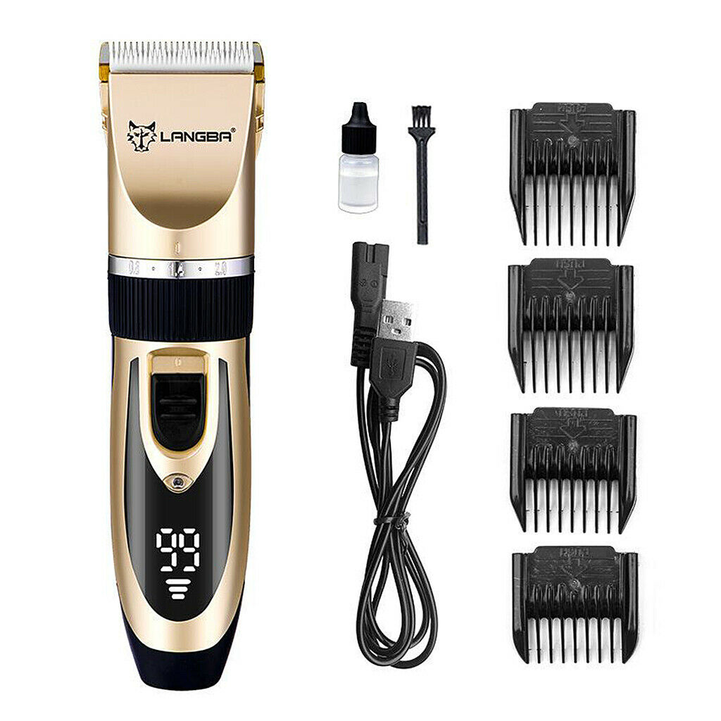 Professional Electric Pet Hair Remover Trimmer Mute Clipper Dog Cats Shaver