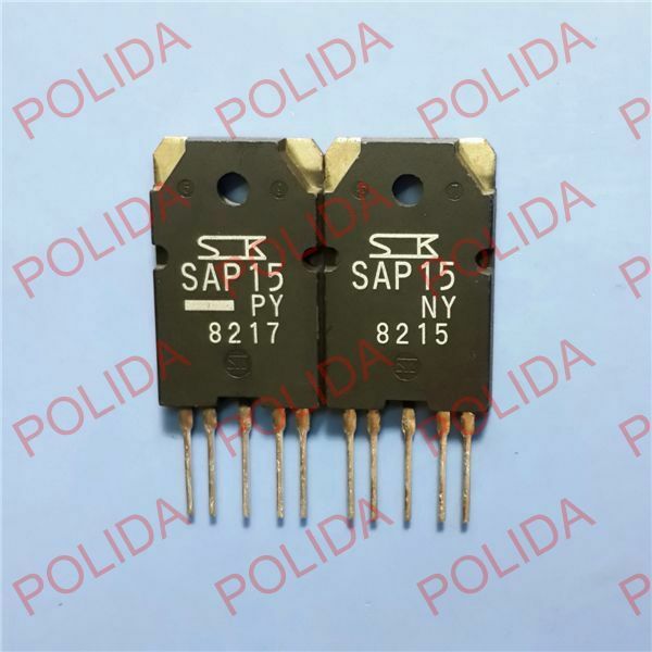 1pair OR 2PCS audio transistor SANKEN TO-3PL-5 SAP15NY/SAP15PY SAP15N/SAP15P