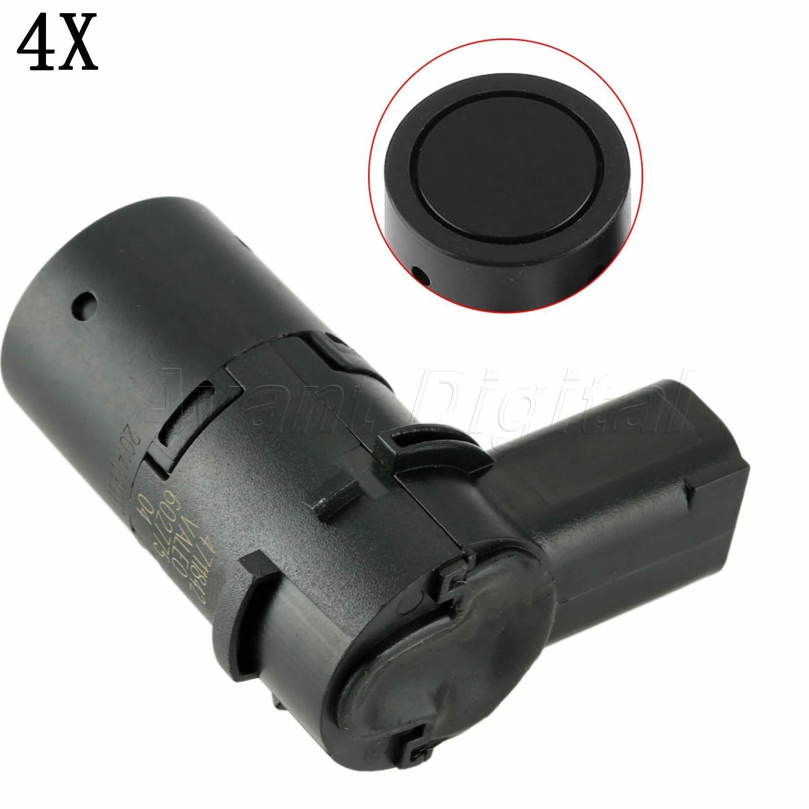 4Pcs Black Rear Parking Sensor PDC Fits For Saab 9-5  4711842 5266523