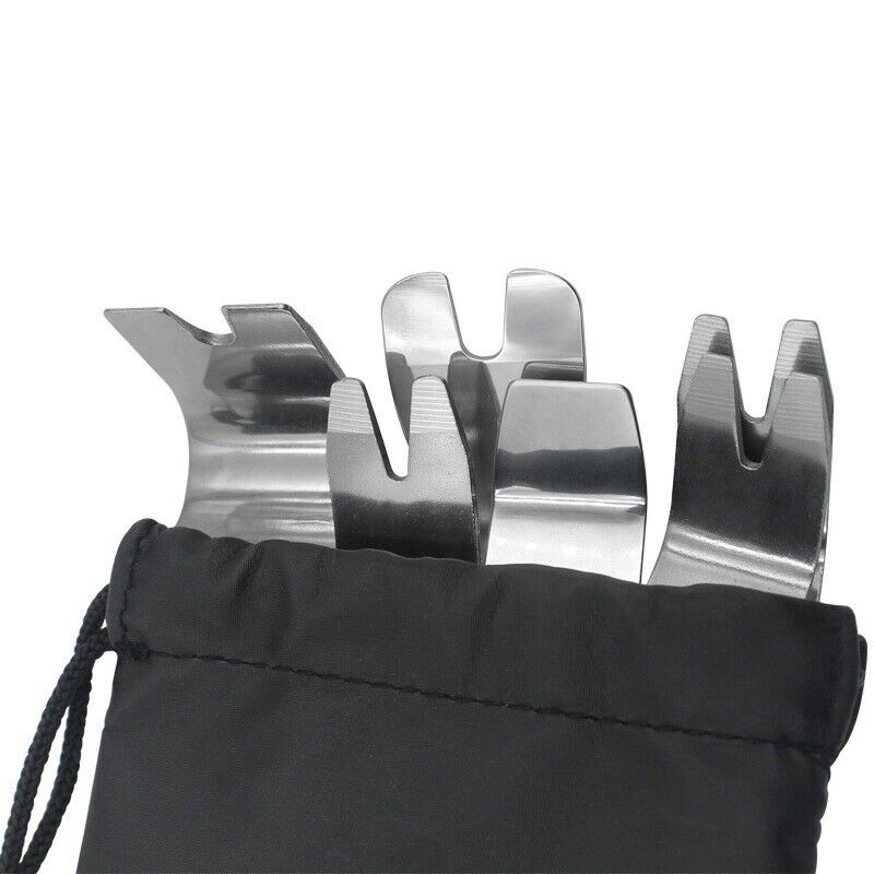 6PCS Car Radio Door Clip Panel Trim Dash Audio Removal Pry Tools Moulding KitsA9
