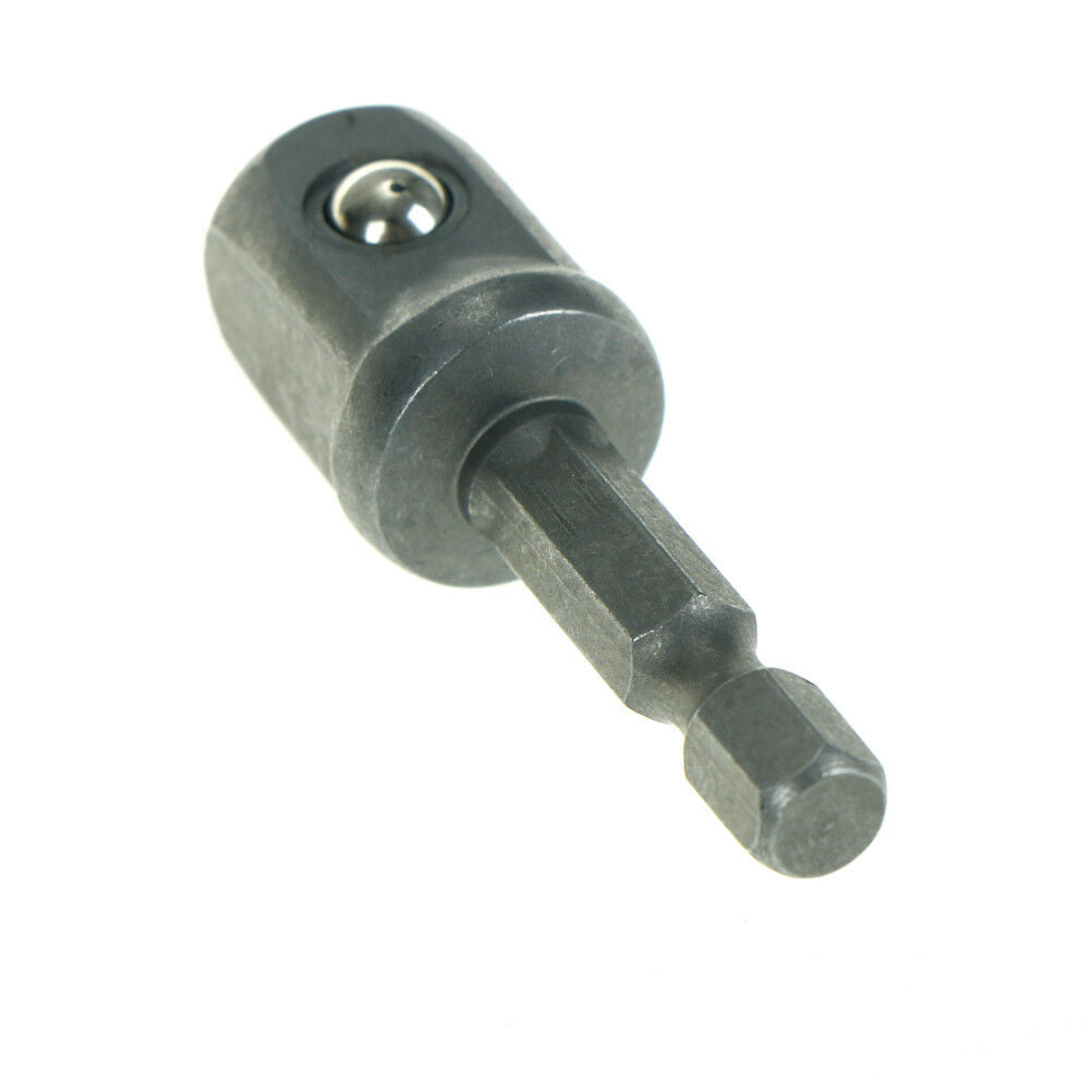 1Socket Adapter Drill BIts Set Hex Shank 1/4" 3/8" 1/2" 3Pcs Impact DriverToo Tt