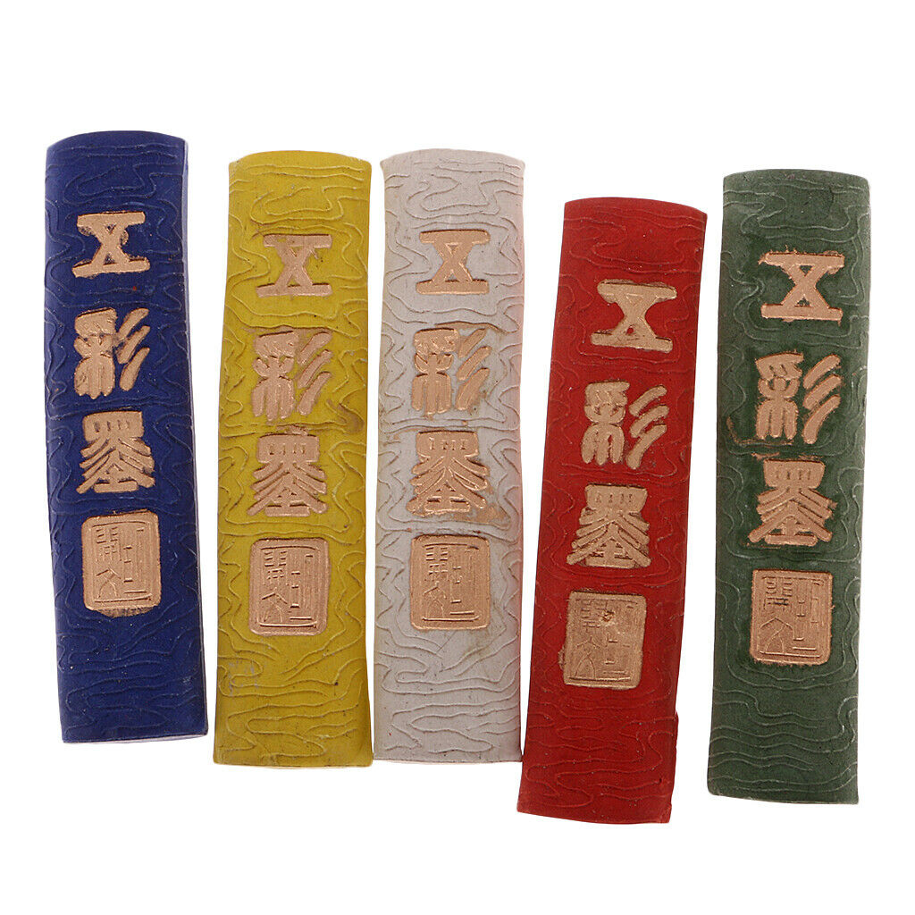5Pcs Ink Stick Set for Japanese Traditional Calligraphy Writing Training