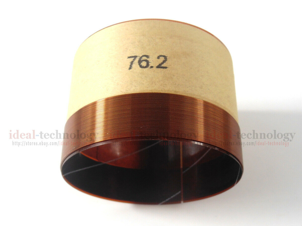 76.2 Core Bass Voice Coil 76.2mm Subwoofer 8OHM Speaker Accessories DIY
