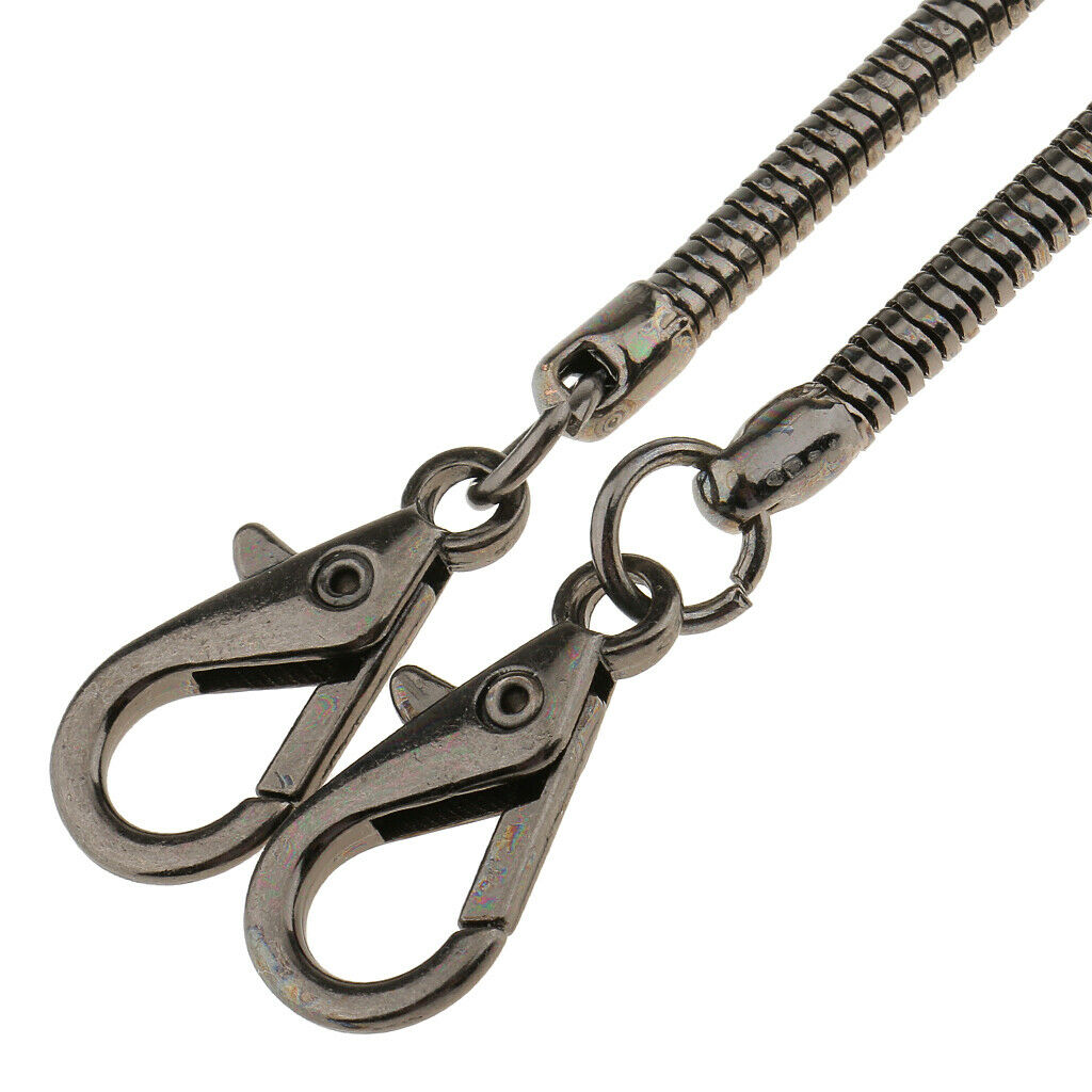 120cm Long Black Purse Cross Body Bag Replacement Metal Strap