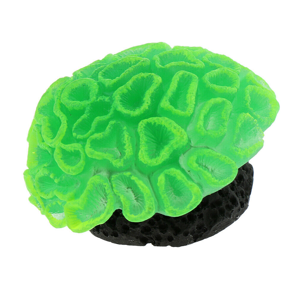 10 Pcs Artificial Coral Decor, Glowing Coral Reef Decorations for Colorful