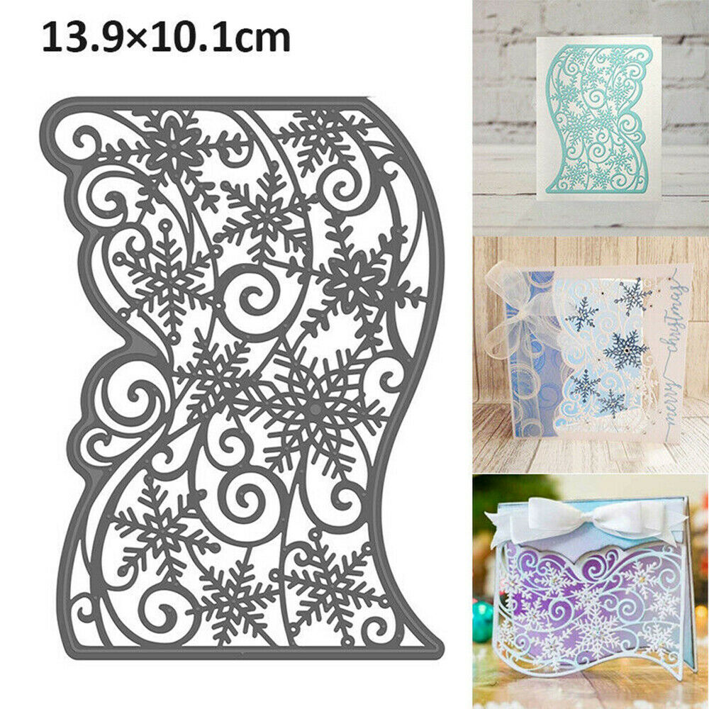 New Snowflake Metal Cutting Dies Stencil Scrapbooking DIY Album Paper Card Craft
