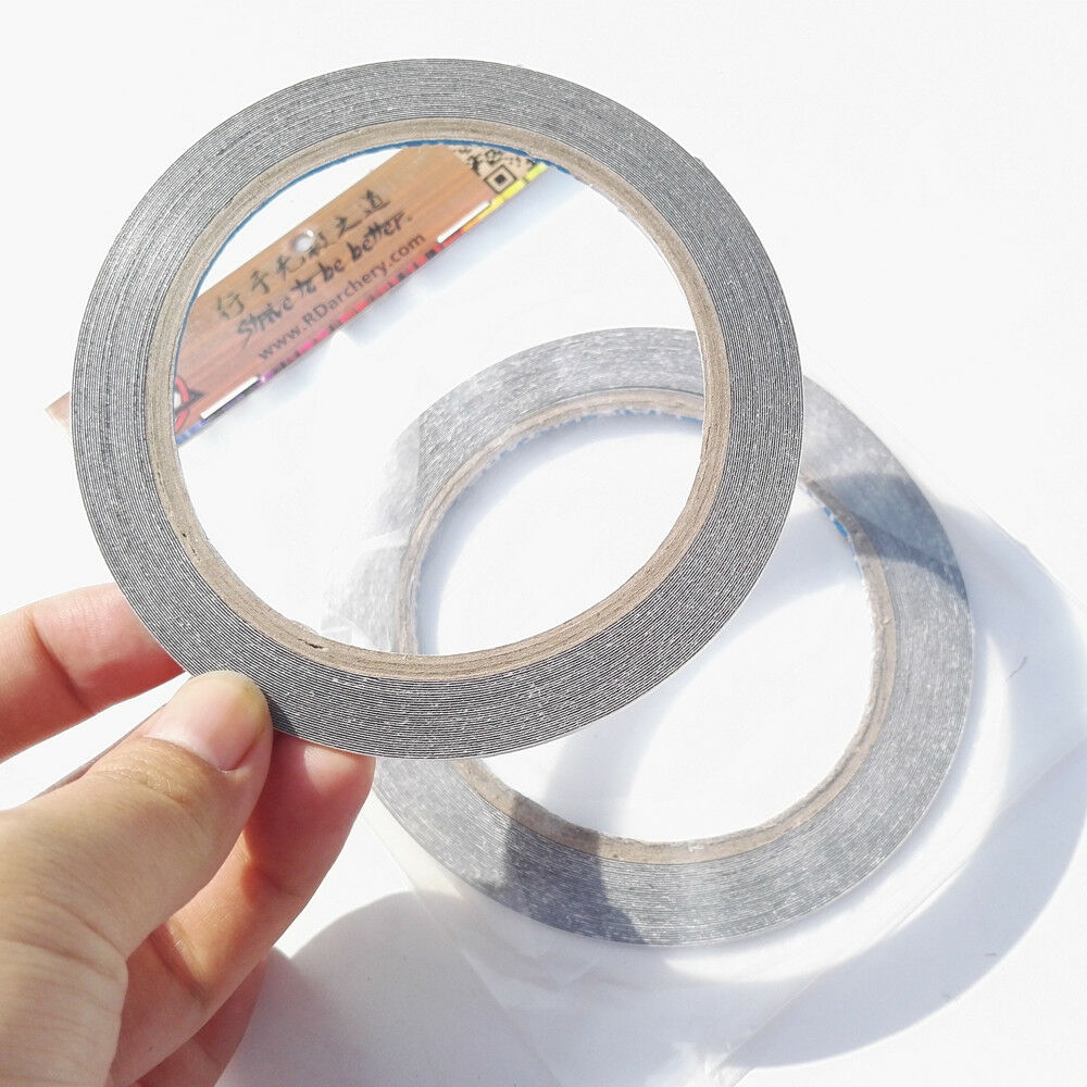 1 Roll 10M Adhesive Feather Tape Fletching Glue Fletches Archery Arrow DIY Tool