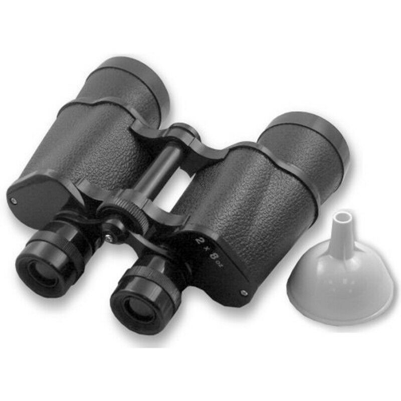 Double Sided Binocular Flask Travel Water Bottle Sport Drinkware Russian FlagoE3