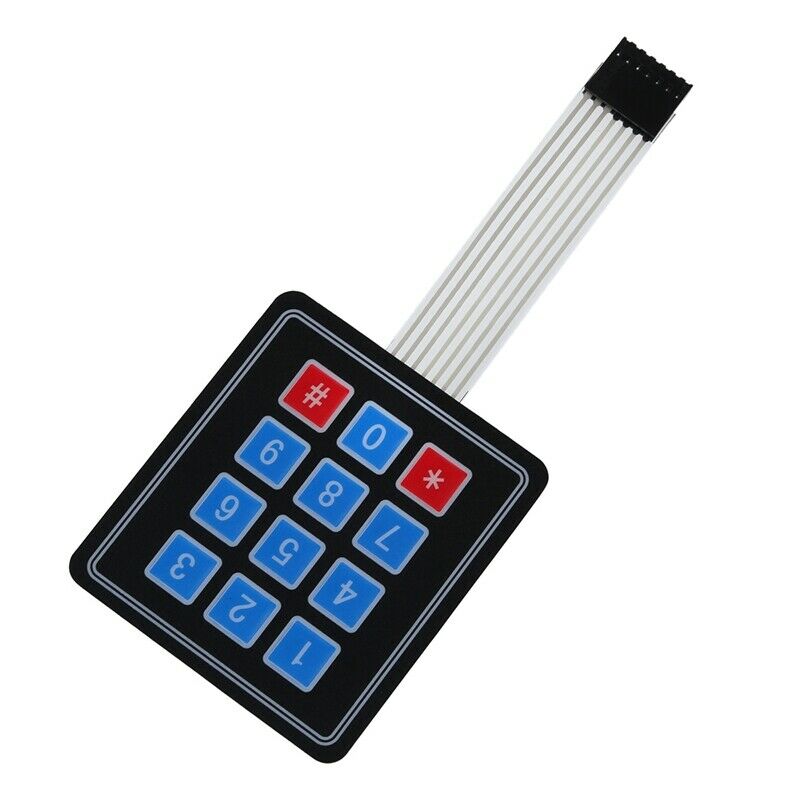 New 4 x3 12 Key Matrix Array Membrane Switch Keypad Keyboard For Arduino X5K8K8