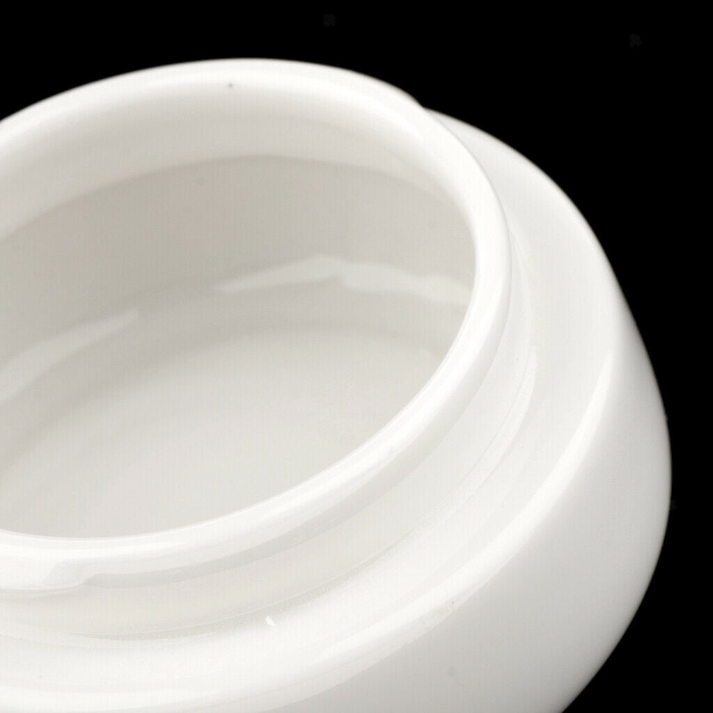 Empty Ceramic Loose Powder Makeup Case Jewelry Tea Tin Pot Containers 50g