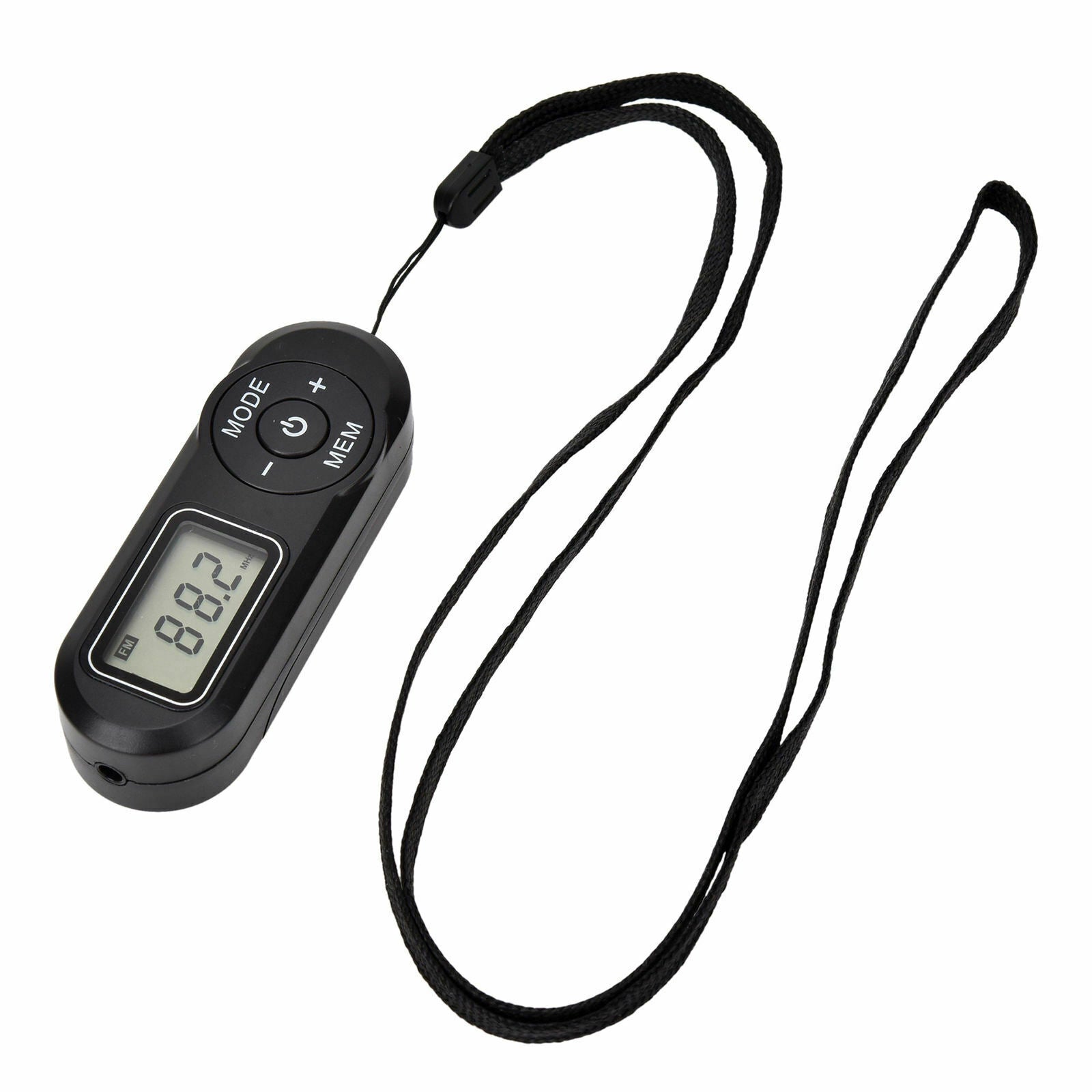 Portable Mini Retro FM Radio MP3 Player DSP with Headphones with Lanyard for