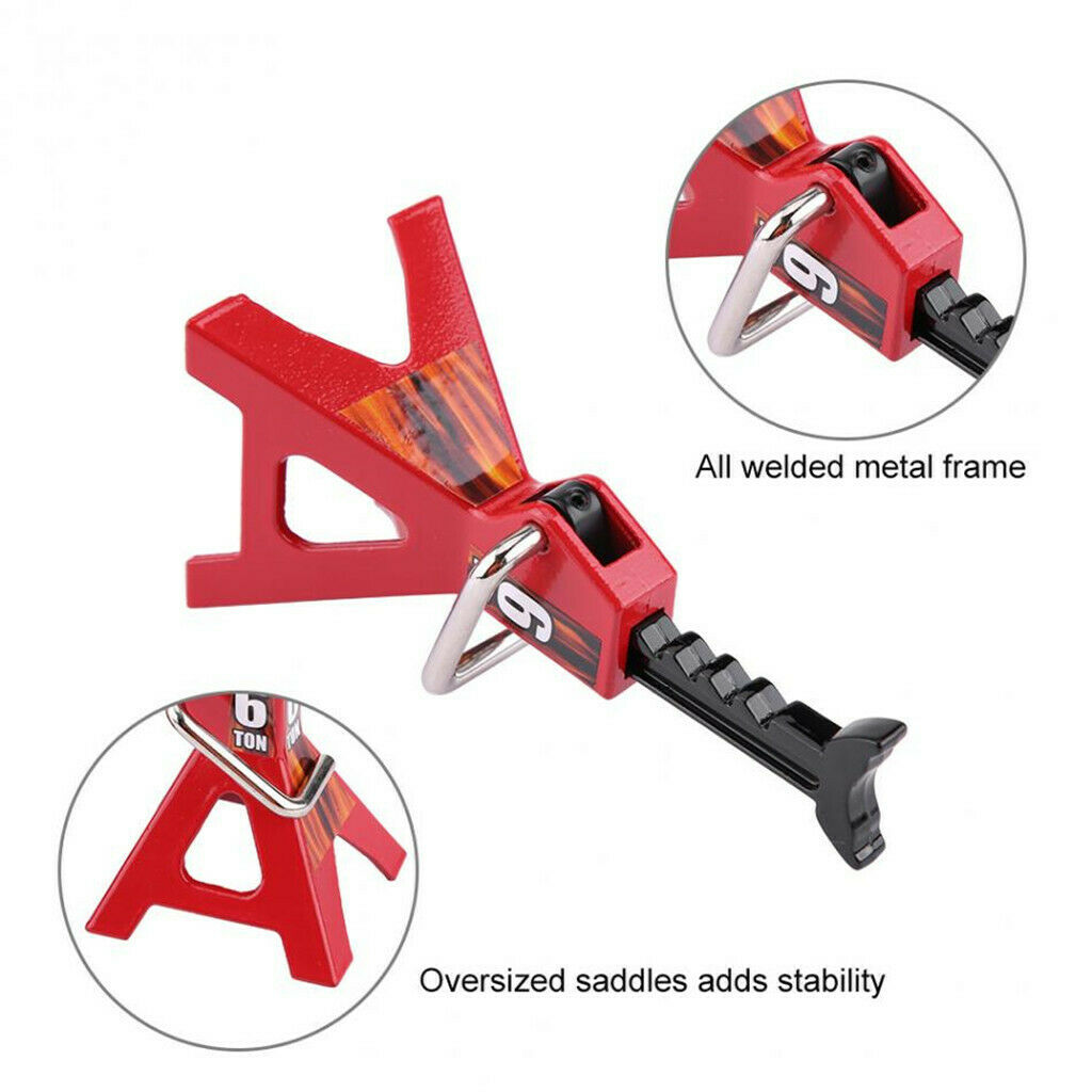 2x Jack Stand 6Ton for 1/10 1/7 1/18 RC Crawler Truck Car Tamiya Accessory