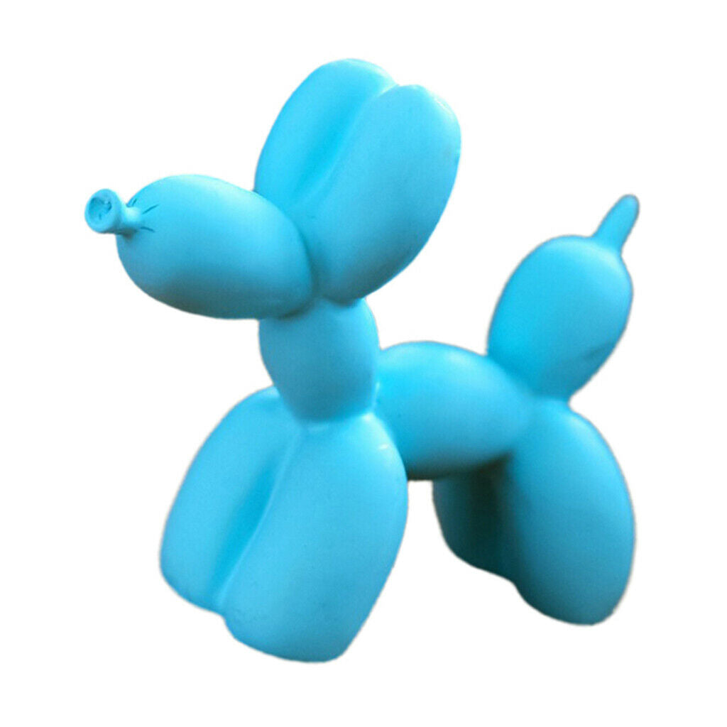 3pcs Balloon Dog Home Decor Ornament Collectibles Delicate 7.5x3.5x9cm