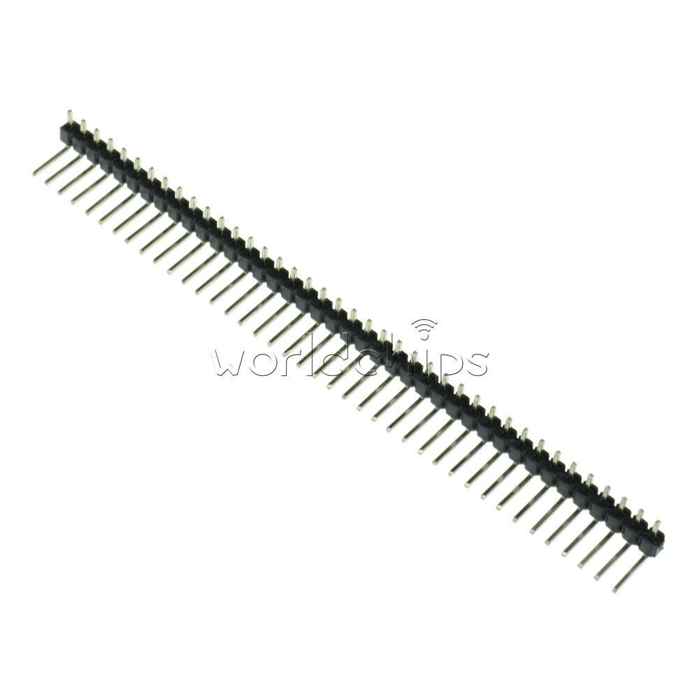 20PCS 40Pin 2.54mm Pitch Single Row Right Angle Pin Header Strip For Arduino Kit