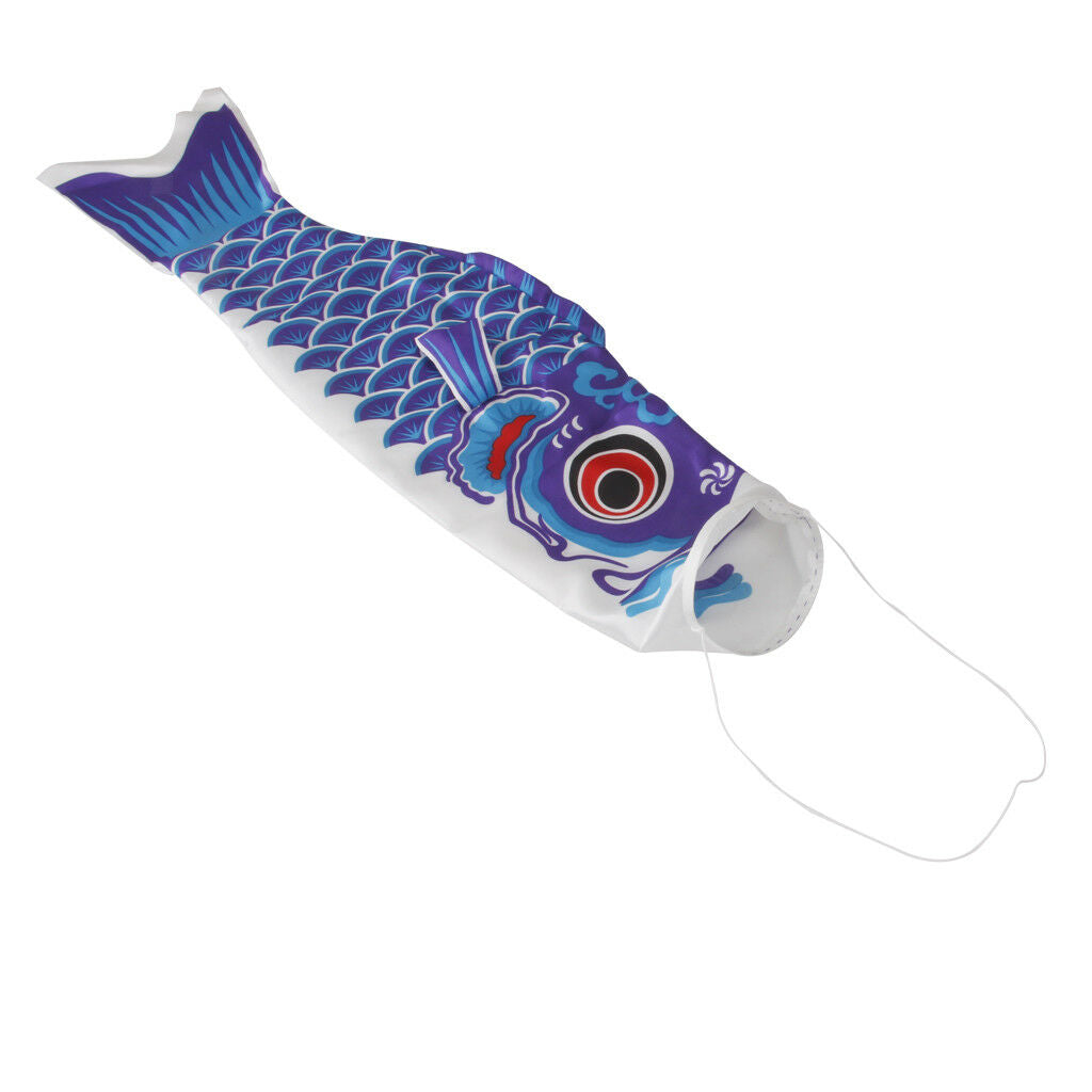 150cm Koi Nobori Japanese Carp Wind Sock Koinobori   Flag Kite (Blue)