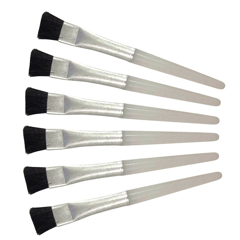 10pcs 4'' Long Aluminum Handles Pen Watch Parts Cleaning Repair Tool Brushes