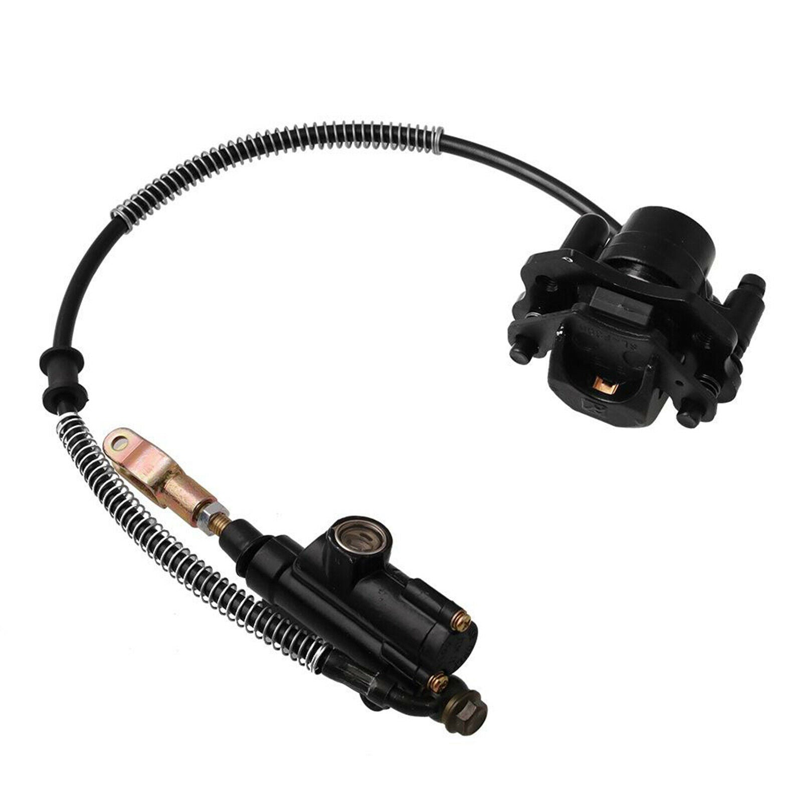 Rear Brake Master Cylinder Caliper Assy Replacement for ATV Quad 50cc-125cc