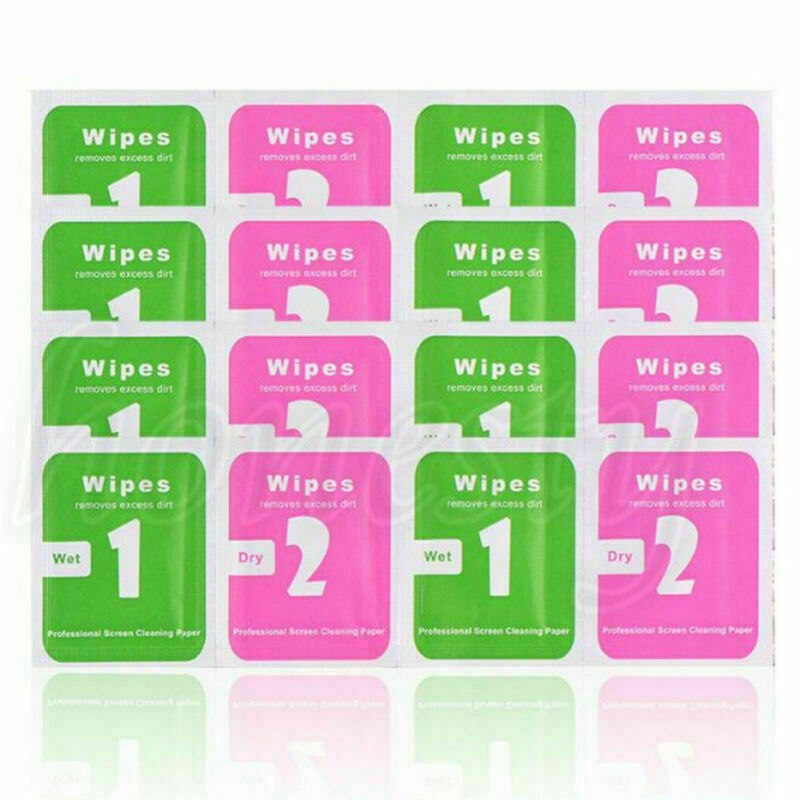 50PCS Camera Lens Cleaning Cloth LCD Screens Dust Removal Wet Dry Wipe Paper