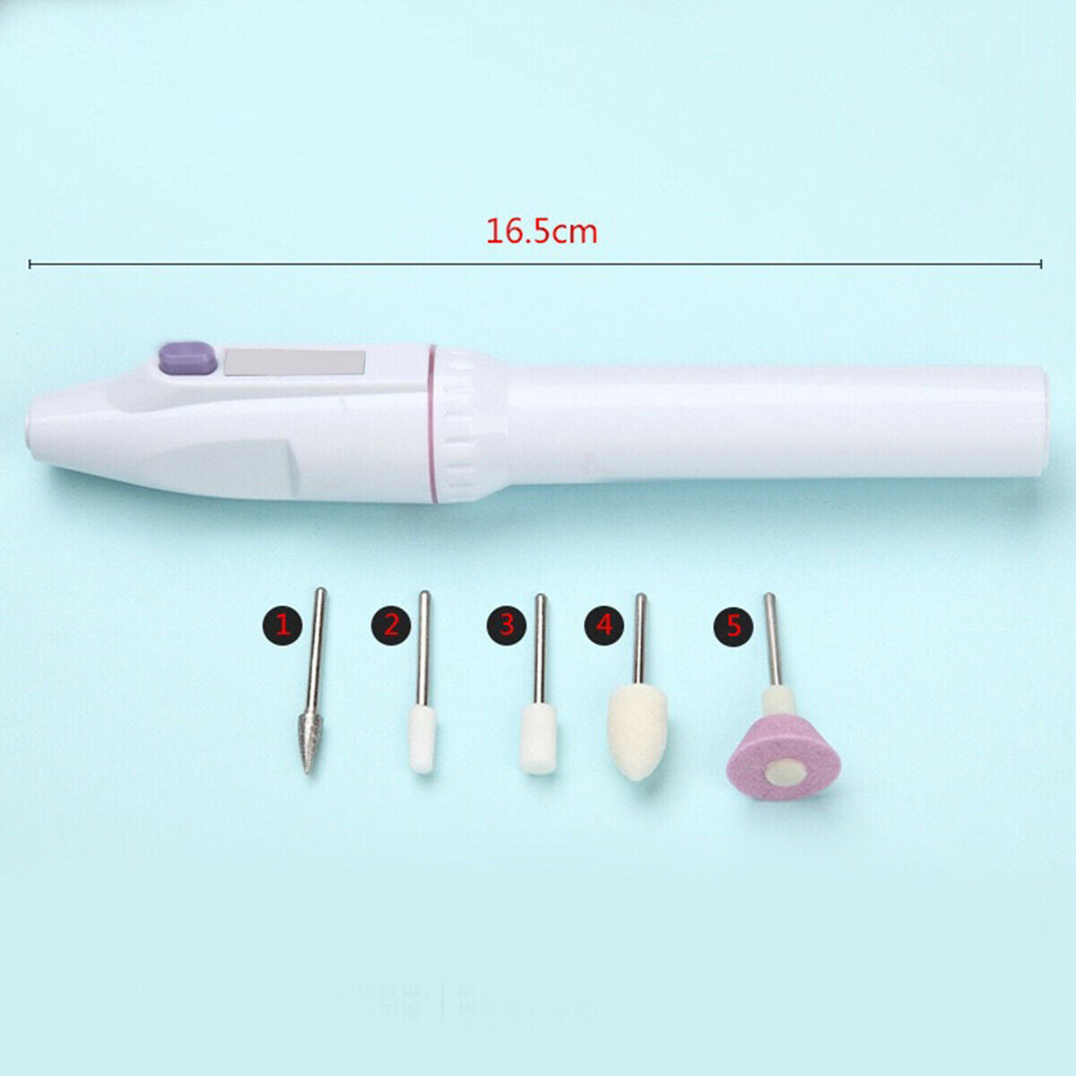 Electric Nail Art Drill File Set Manicure Pedicure Nail Polishing Machine Kit US